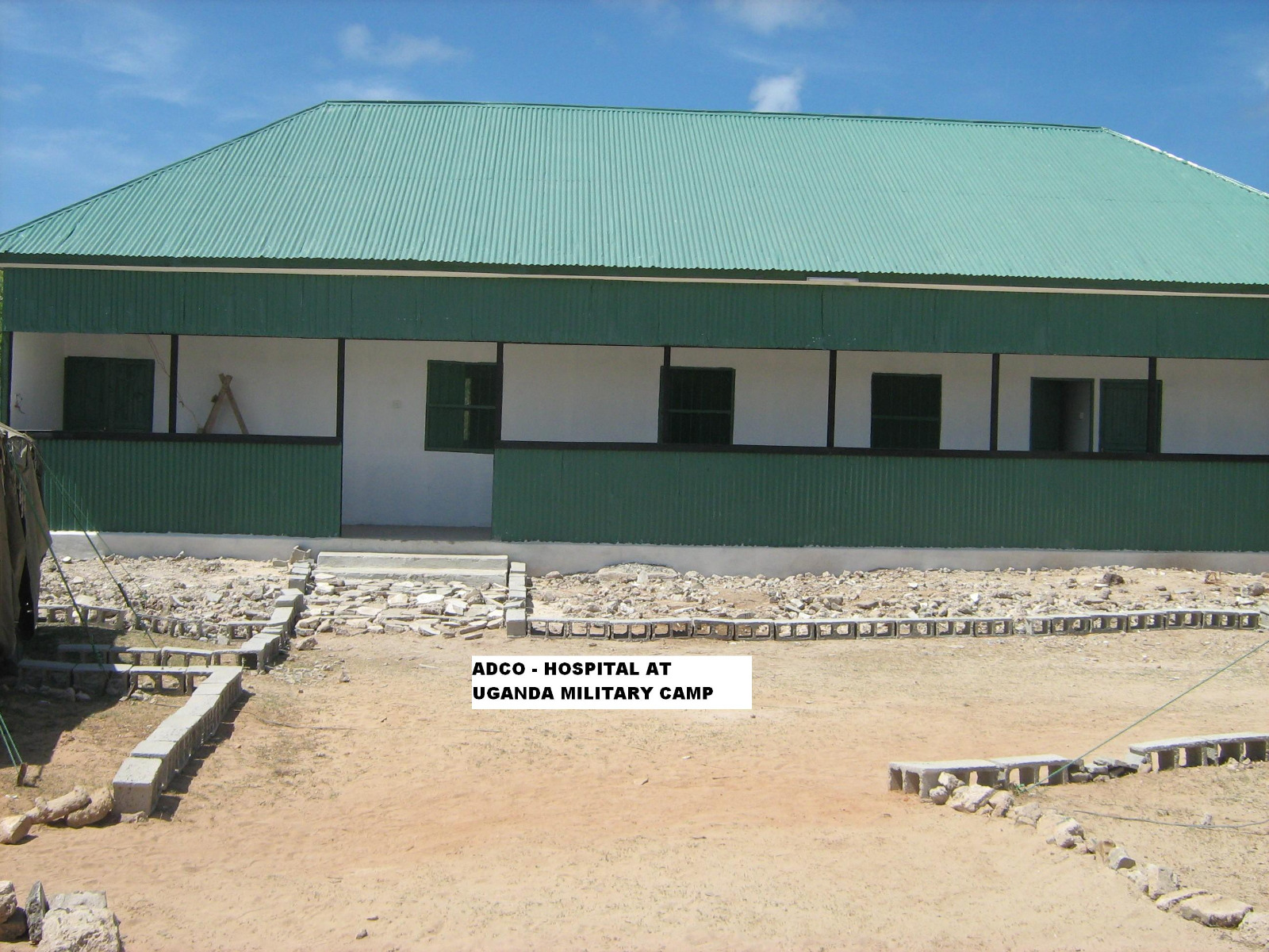 Hospital at Uganda Military Camp
